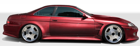 1992-2000 Lexus SC Series SC300 SC400 Duraflex V-Speed Wide Body Side Skirts Rocker Panels - 2 Piece