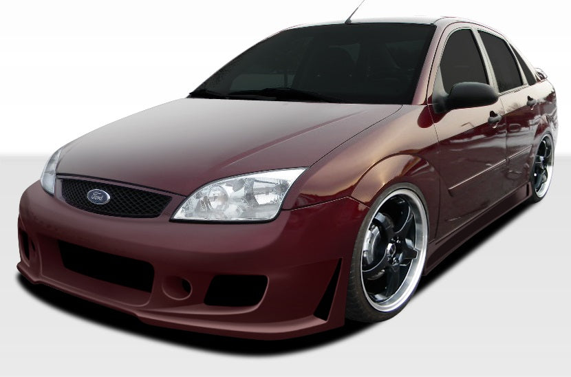 2005-2007 Ford Focus 4DR Duraflex B-2 Body Kit - 4 Piece - Includes B-2 Front Bumper Cover (106859) B-2 Side Skirts Rocker Panels (106860) B-2 Rear Bumper Cover (106861)