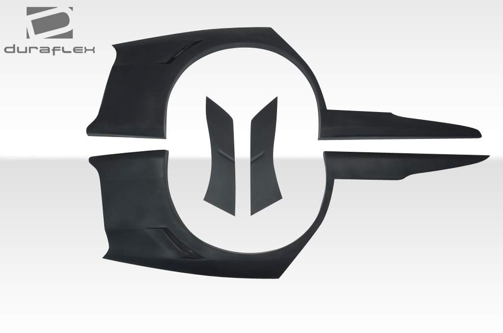 2003-2006 Mitsubishi Lancer Evolution 8 9 Duraflex VT-X Wide Body Rear Fender Flares - 4 Piece
