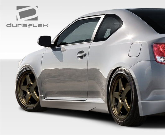 2011-2013 Scion tC Duraflex X-5 Body Kit - 5 Piece - Includes X-5 Front Lip Under Spoiler Air Dam (107596) X-5 Side Skirts Rocker Panels (107598) X-5 Rear Add On Bumper Spat Extensions (107600)