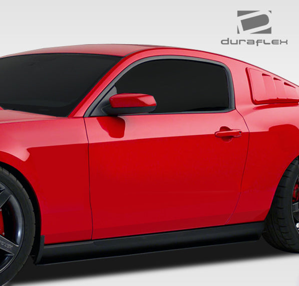 2013-2014 Ford Mustang Duraflex R500 Body Kit - 6 Piece - Includes R500 Front Lip Under Air Dam Spoiler (109523) R-Spec Side Skirt Splitters (107607) R500 Rear Splitter (109593)