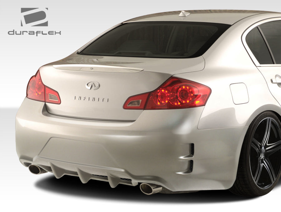 2007-2009 Infiniti G Sedan G25 35 37 Duraflex GT-R Body Kit - 4 Piece - Includes GT-R Front Bumper Cover (108211) Elite Side Skirts Rocker Panels (107667) Elite Rear Bumper Cover (107668)