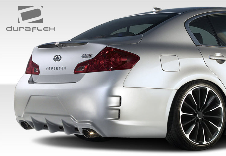 2007-2009 Infiniti G Sedan G25 35 37 Duraflex GT-R Body Kit - 4 Piece - Includes GT-R Front Bumper Cover (108211) Elite Side Skirts Rocker Panels (107667) Elite Rear Bumper Cover (107668)