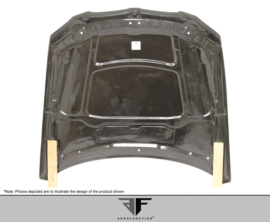 2007-2010 BMW 3 Series E92 2dr E93 Convertible Carbon AF-2 Hood ( CFP ) - 1 Piece