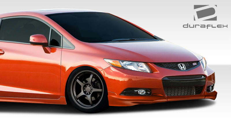 2012-2013 Honda Civic Si 2DR Duraflex H-Sport Body Kit - 6 Piece - Includes H-Sport Front Add Ons Spat Extensions (107951) H-Sport Side Skirts (107952) H-Sport Rear Add Ons Spat Extensions (107953)