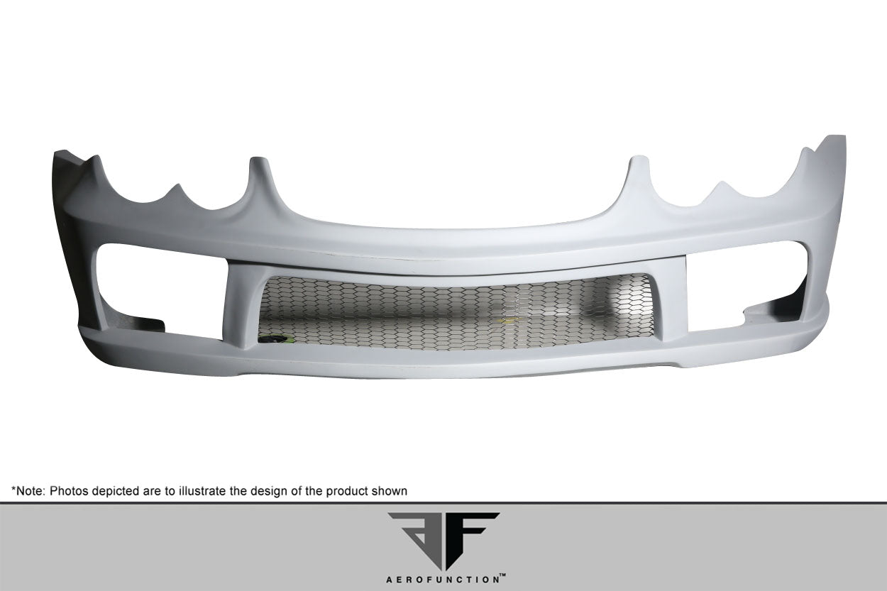 2003-2008 Mercedes SL Class R230 AF Signature 1 Series Wide Body Conversion Front Bumper Cover ( GFK ) - 1 Piece