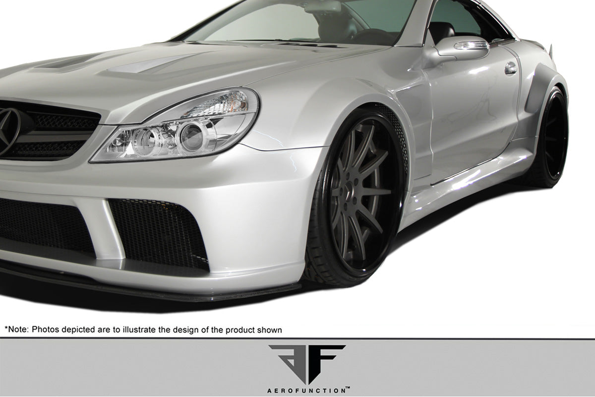 2003-2012 Mercedes SL Class R230 AF Signature 1 Series Wide Body Conversion Side Skirts ( GFK ) - 2 Piece