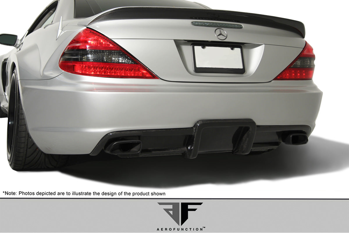 2003-2012 Mercedes SL Class R230 AF Signature 1 Series Wide Body Conversion Rear Bumper Cover ( GFK ) - 1 Piece