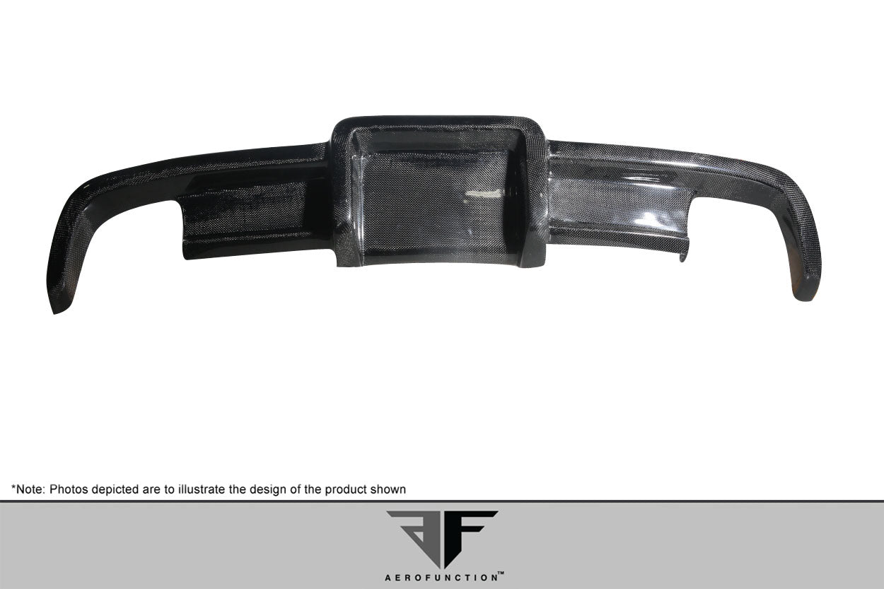 2003-2012 Mercedes SL Class R230 Carbon AF Signature 1 Series Wide Body Conversion Rear Diffuser ( CFP ) - 1 Piece