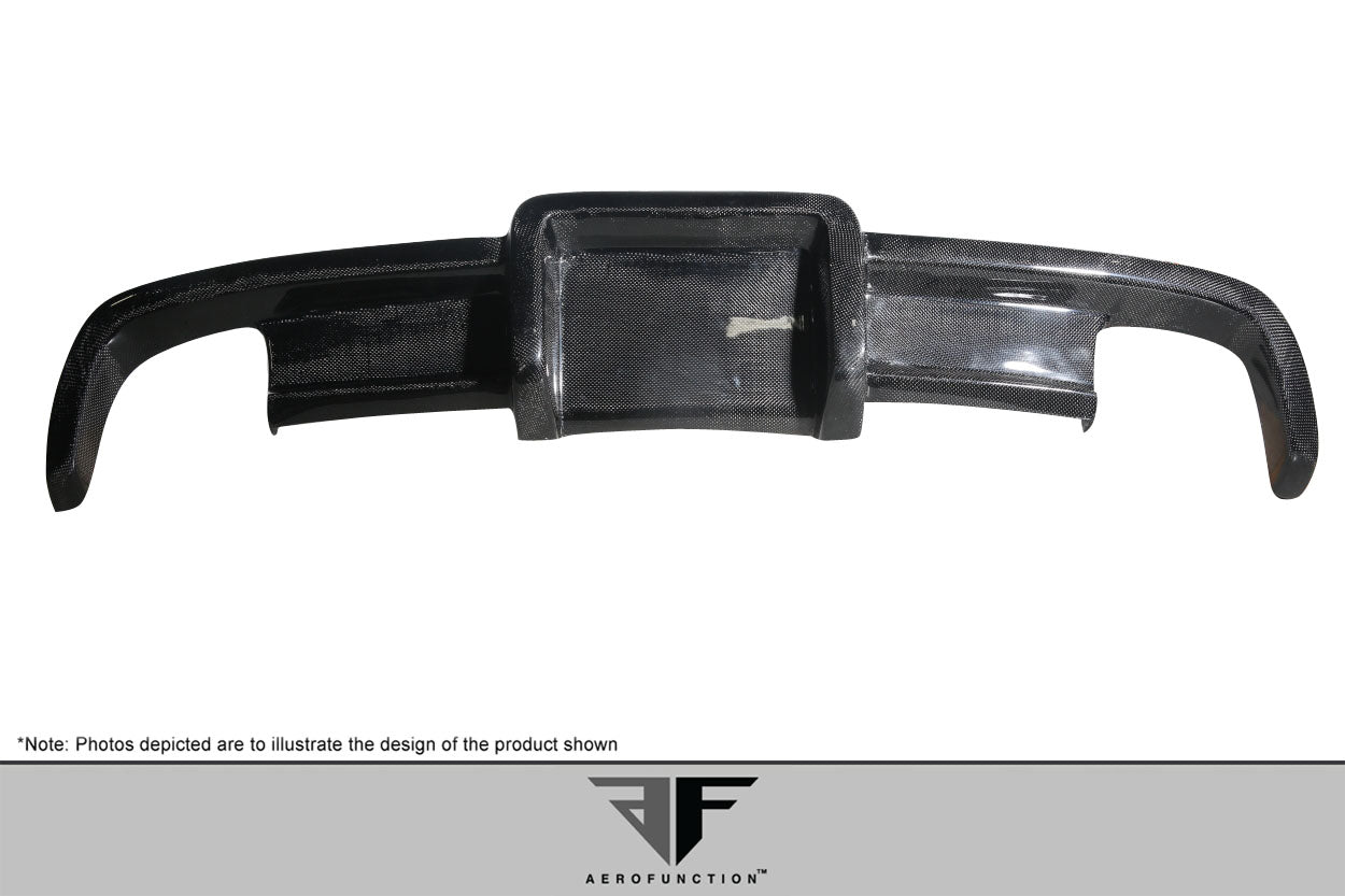 2003-2012 Mercedes SL Class R230 Carbon AF Signature 1 Series Wide Body Conversion Rear Diffuser ( CFP ) - 1 Piece