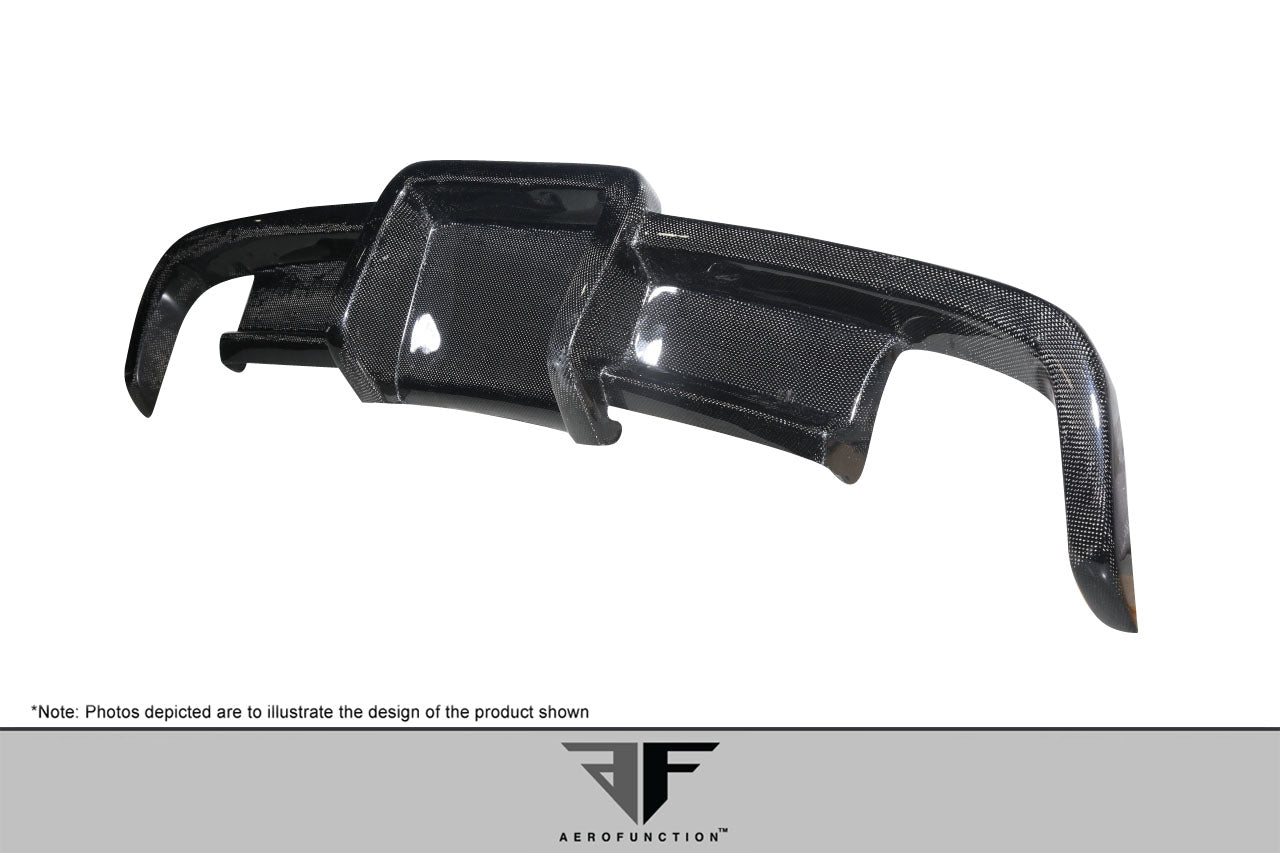 2003-2012 Mercedes SL Class R230 Carbon AF Signature 1 Series Wide Body Conversion Rear Diffuser ( CFP ) - 1 Piece