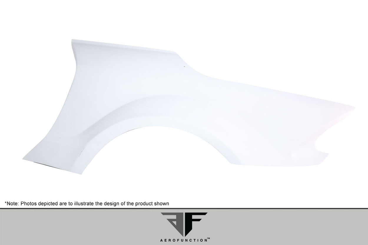 2003-2012 Mercedes SL Class R230 AF Signature 1 Series Wide Body Conversion Rear Fenders ( GFK ) - 2 Piece