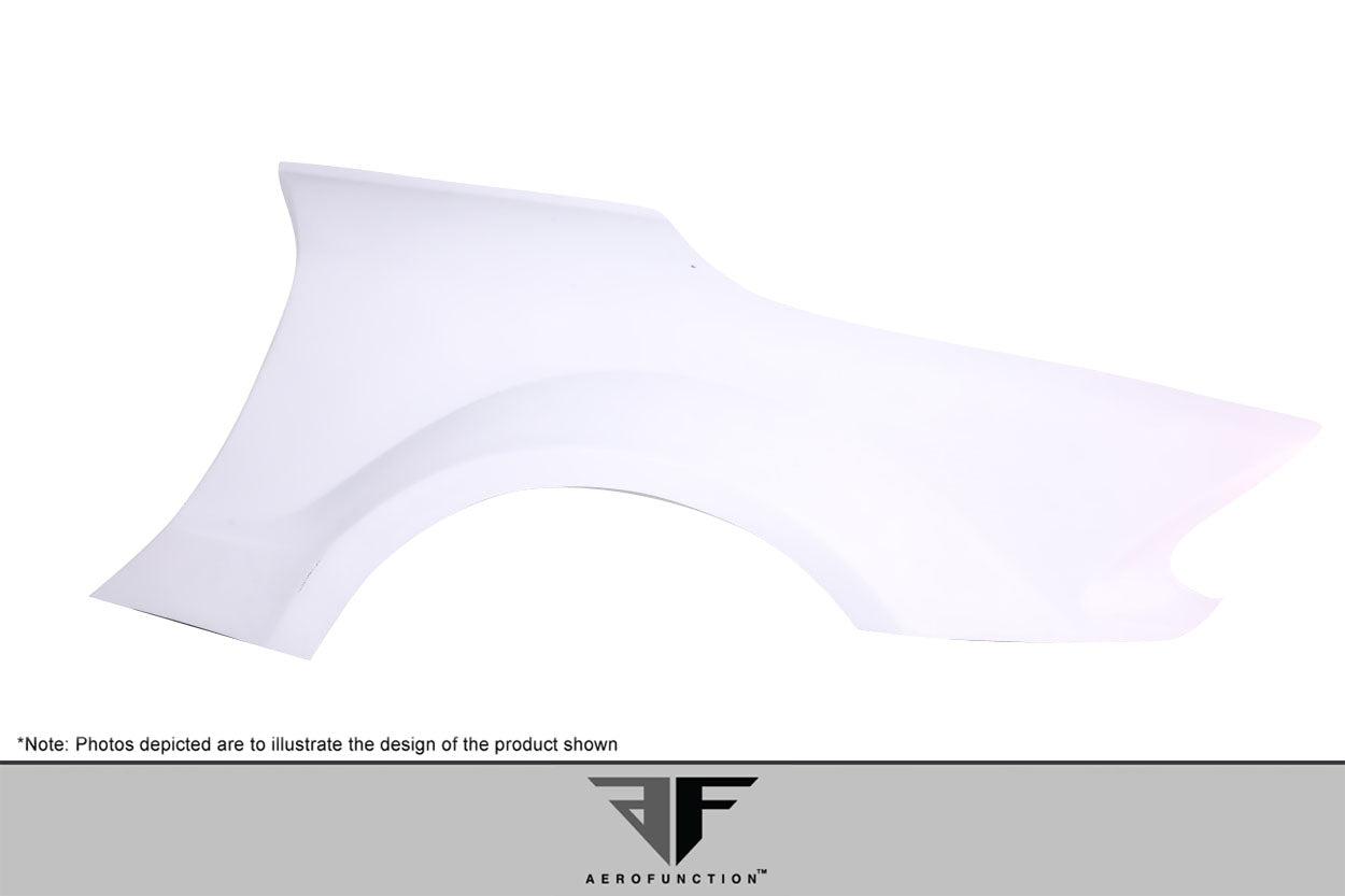 2003-2012 Mercedes SL Class R230 AF Signature 1 Series Wide Body Conversion Rear Fenders ( GFK ) - 2 Piece