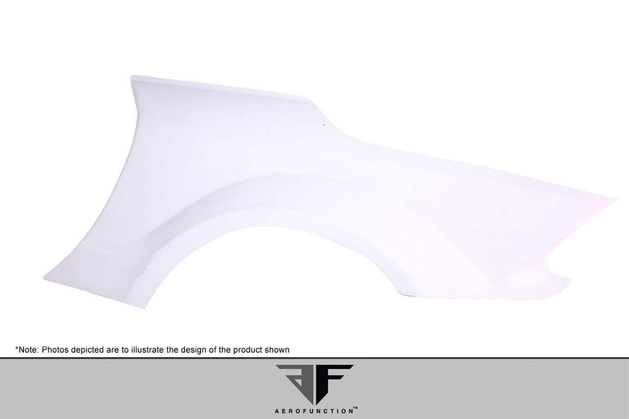 2003-2012 Mercedes SL Class R230 AF Signature 1 Series Wide Body Conversion Rear Fenders ( GFK ) - 2 Piece