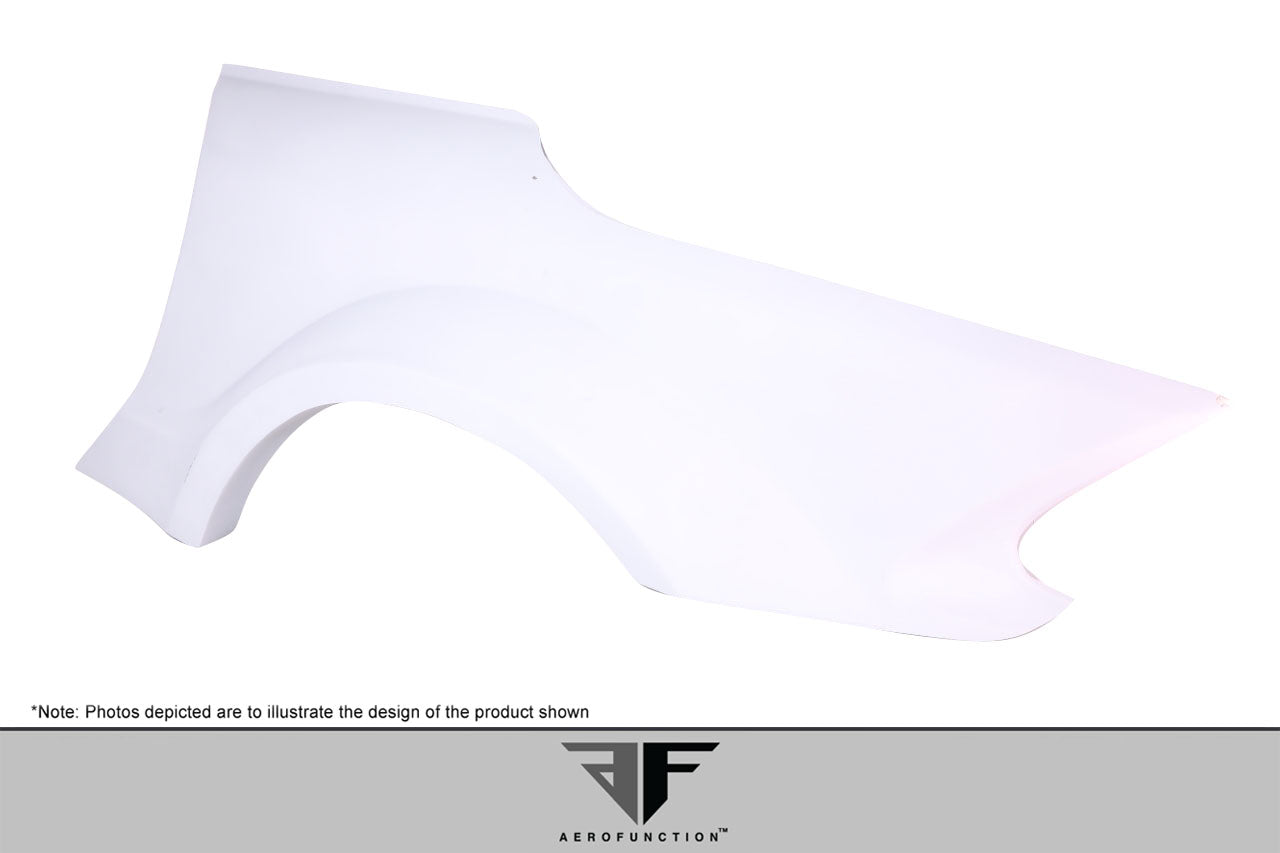 2003-2012 Mercedes SL Class R230 AF Signature 1 Series Wide Body Conversion Rear Fenders ( GFK ) - 2 Piece