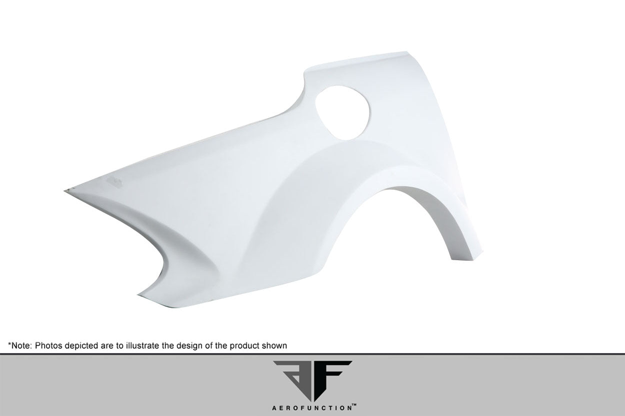 2003-2012 Mercedes SL Class R230 AF Signature 1 Series Wide Body Conversion Rear Fenders ( GFK ) - 2 Piece