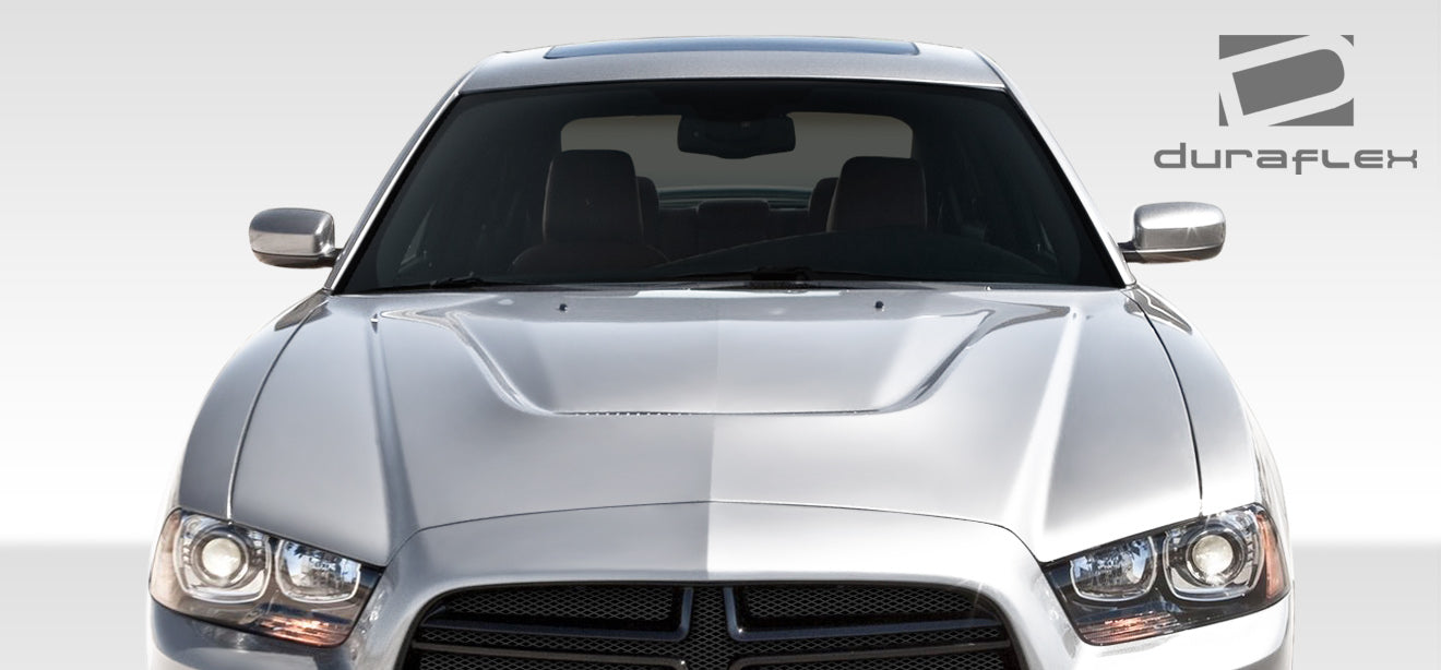 2011-2014 Dodge Charger Duraflex SRT Look Hood - 1 Piece