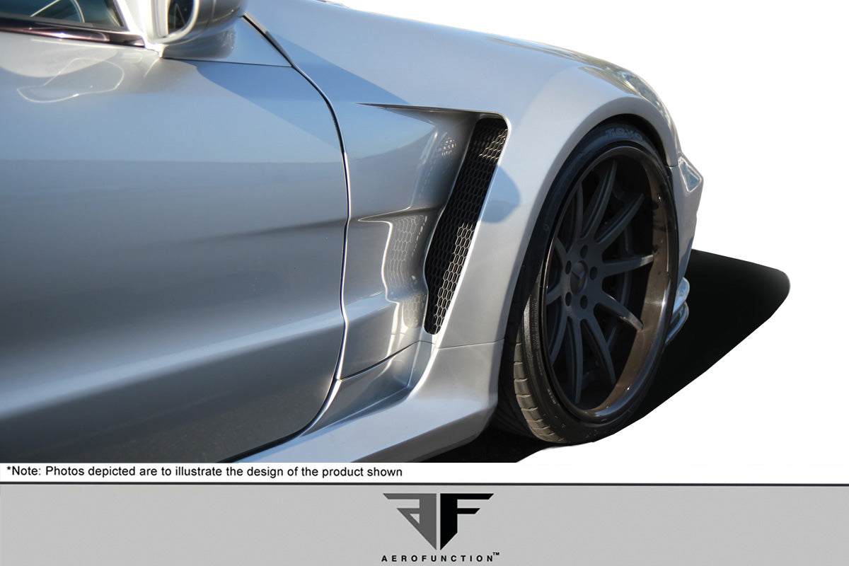 2003-2008 Mercedes SL Class R230 AF Signature 1 Series Wide Body Conversion Front Fenders ( GFK ) - 2 Piece