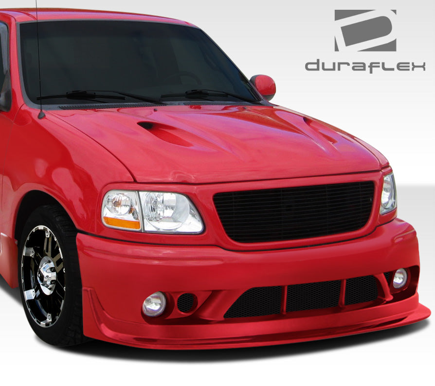 1997-2003 Ford F-150 2DR Stepside Extended Cab Duraflex Cobra R Body Kit (round tailights) - 4 Piece - Includes Cobra R Front Bumper Cover (108045) Platinum Side Skirts Rocker Panels (105690) Platinum Rear Bumper Cover (105691)