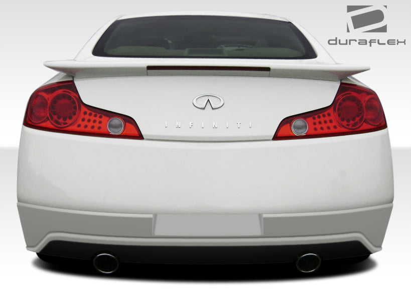 2003-2007 Infiniti G Coupe G35 Duraflex Sigma Body Kit - 4 Piece - Includes Sigma Front Bumper Cover (108072) Sigma Side Skirts Rocker Panels (108073) Sigma Rear Lip Under Spoiler Air Dam (108074)