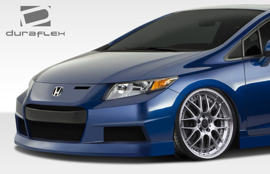 2012-2013 Honda Civic 2DR Duraflex Bisimoto Edition Body Kit - 4 Piece - Includes Bisimoto Edition Front Bumper Cover (108096) Bisimoto Edition Side Skirts Rocker Panels (108097) Bisimoto Edition Rear Bumper Cover (108098)
