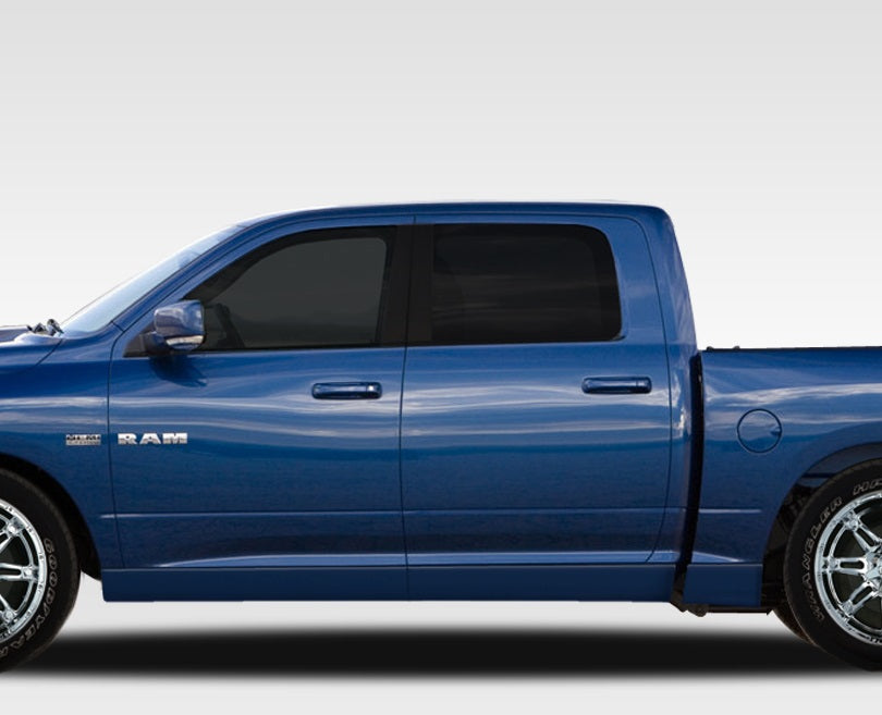 2009-2018 Dodge Ram Quad Cab Duraflex MP-R Side Skirts Rocker Panels - 6 Piece