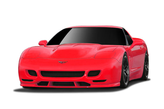 1997-2004 Chevrolet Corvette C5 Couture TS Edition Front Bumper - 2 Piece - Includes TS Edition Front Bumper (108121) TS Edition Front Lip Spoiler (108122)