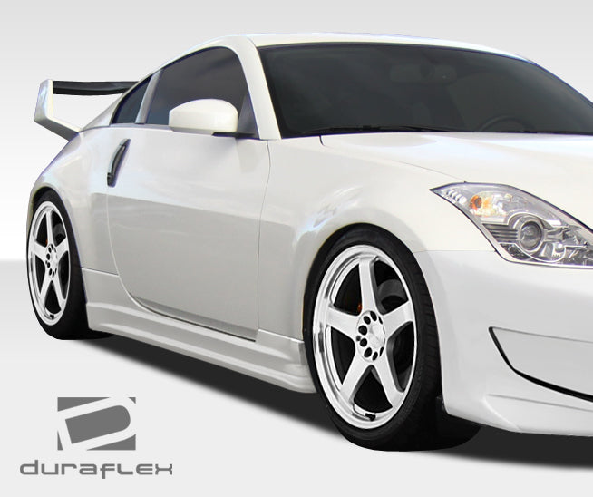2003-2008 Nissan 350Z Z33 Duraflex AM-S GT Body Kit - 4 Piece - Includes AMS GT Front Bumper Cover (108180) AMS GT Side Skirts Rocker Panels (108181) AMS GT Rear Bumper Cover (108182)