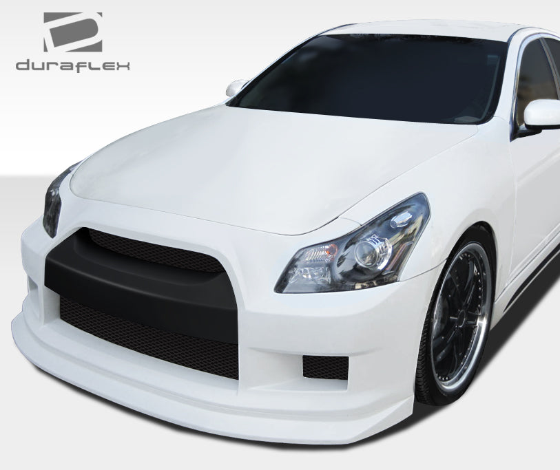 2007-2009 Infiniti G Sedan G25 35 37 Duraflex GT-R Body Kit - 4 Piece - Includes GT-R Front Bumper Cover (108211) Elite Side Skirts Rocker Panels (107667) Elite Rear Bumper Cover (107668)
