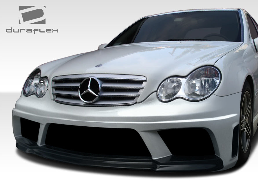 2001-2007 Mercedes C Class W203 Duraflex AMG V2 Look Body Kit - 4 Piece - Includes AMG V2 Look Front Bumper Cover (108244) W-1 Side Skirts Rocker Panels (107135) AMG V2 Look Rear Bumper Cover (108245)