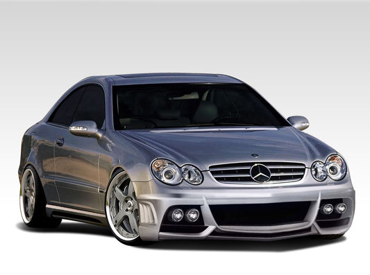 2003-2009 Mercedes CLK W209 Duraflex W-1 Body Kit - 6 Piece - Includes W-1 Front Bumper Cover (107684) AMG Side Skirts Rocker Panels (103086) AMG Rear Bumper Cover (103087) W-1 Fenders (108249)