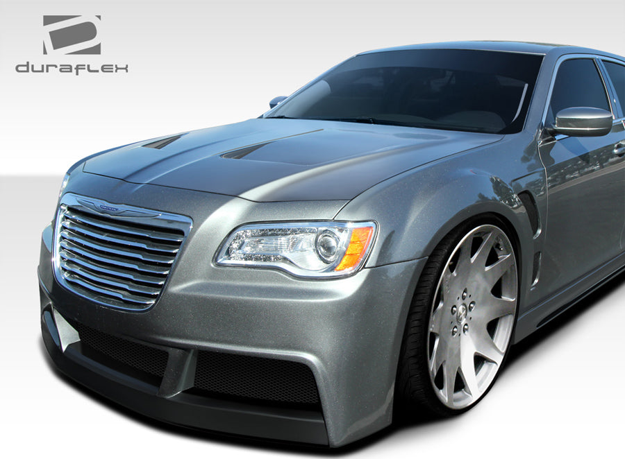 2011-2014 Chrysler 300 Duraflex Brizio Body Kit - 4 Piece - Includes Brizio Front Bumper Cover (108322) Brizio Side Skirts Rocker Panels (108323) Brizio Rear Bumper Cover (108324)