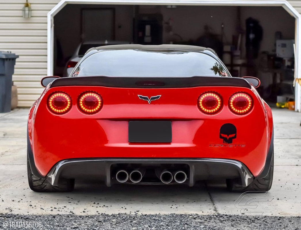 2005-2013 Chevrolet Corvette C6 Carbon Creations GT500 Rear Diffuser - 1 Piece