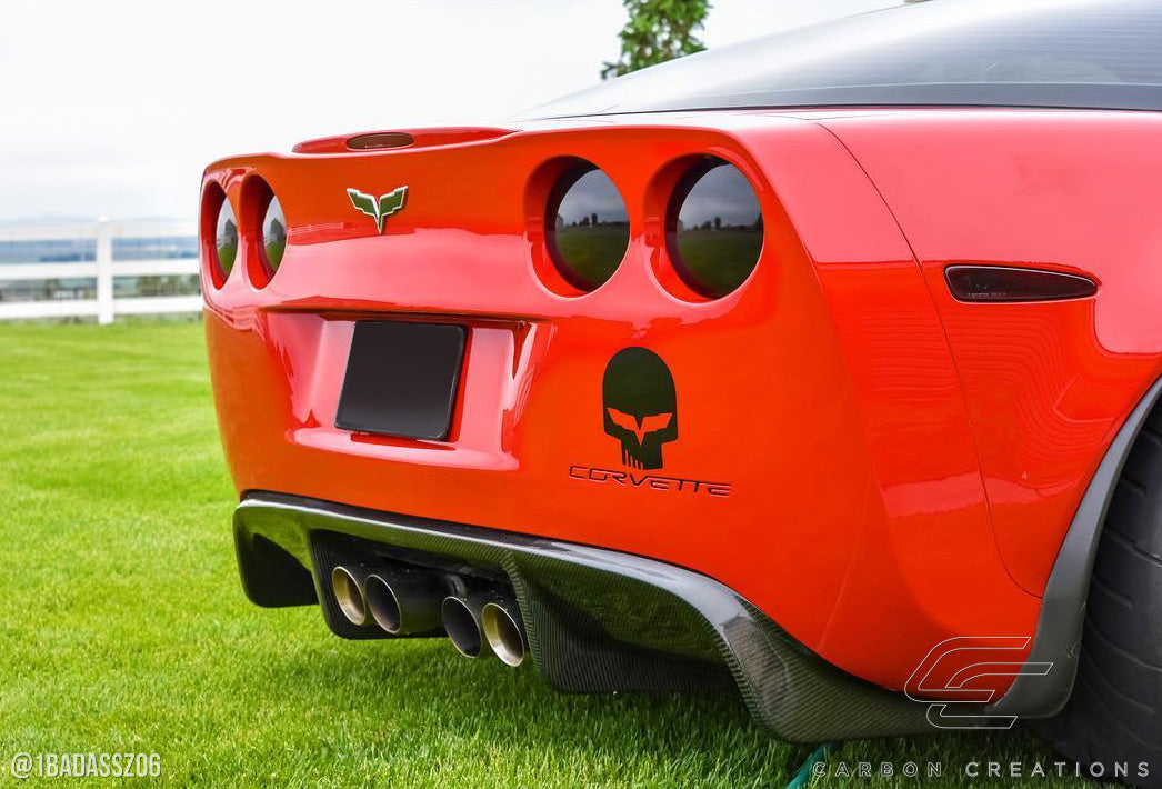 2005-2013 Chevrolet Corvette C6 Carbon Creations GT500 Rear Diffuser - 1 Piece