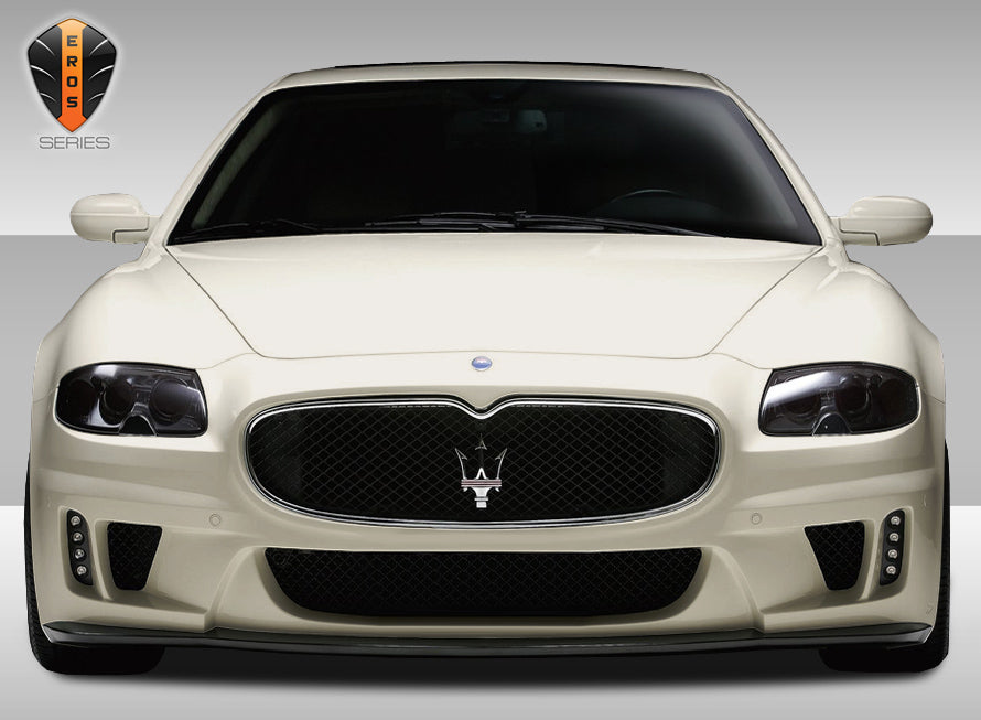 2005-2007 Maserati Quattroporte Eros Version 1 Body Kit - 4 Piece - Includes - Eros Version 1 Front Bumper Cover (108432) Eros Version 1 Side Skirts Rocker Panels (108433) Eros Version 1 Rear Bumper Cover (108434)