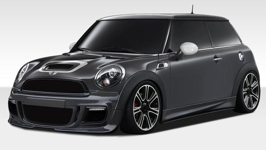 2007-2015 Mini Cooper R56 R57 R58 R59 Duraflex DL-R Body Kit - 6 Piece - Includes DL-R Front Bumper Cover (108445) DL-R Side Skirts Rocker Panels (108447) DL-R Rear Bumper Cover (108449)