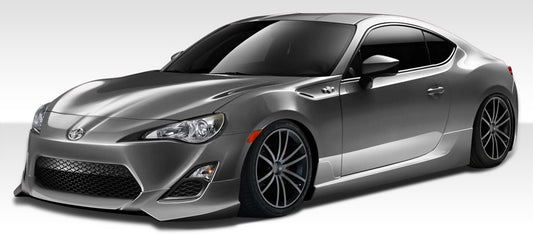 2013-2016 Scion FR-S Duraflex X-5 Body Kit - 5 Piece - Includes X-5 Front Lip Under Spoiler Air Dam (108487) X-5 Side Skirts Rocker Panels (108490) X-5 Rear Add On Bumper Spat Extensions (108488)