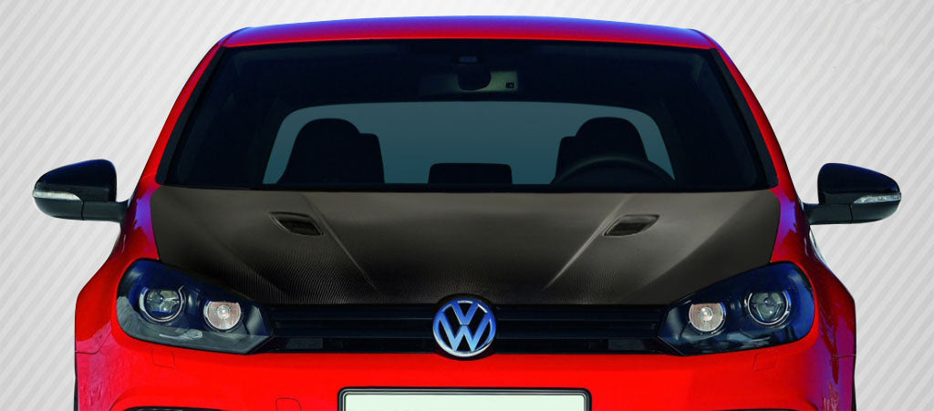 2010-2014 Volkswagen Golf GTI / Jetta Sportwagen Carbon Creations RV-S Hood - 1 Piece