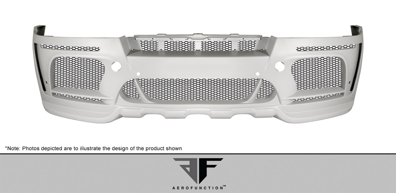 2008-2014 BMW X6 X6M E71 10-13 X5M E70 AF-5 Wide Body Front Bumper Cover ( GFK ) - 1 Piece