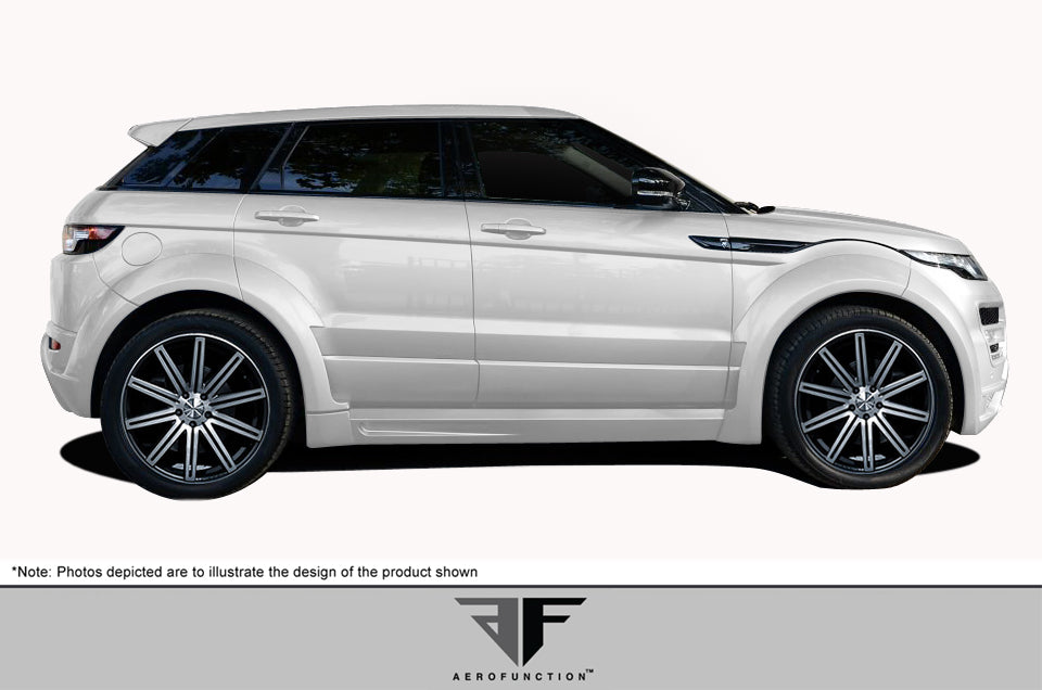 2012-2015 Land Rover Range Rover Evoque 5DR AF-1 Fender Flares ( GFK ) - 12 Piece