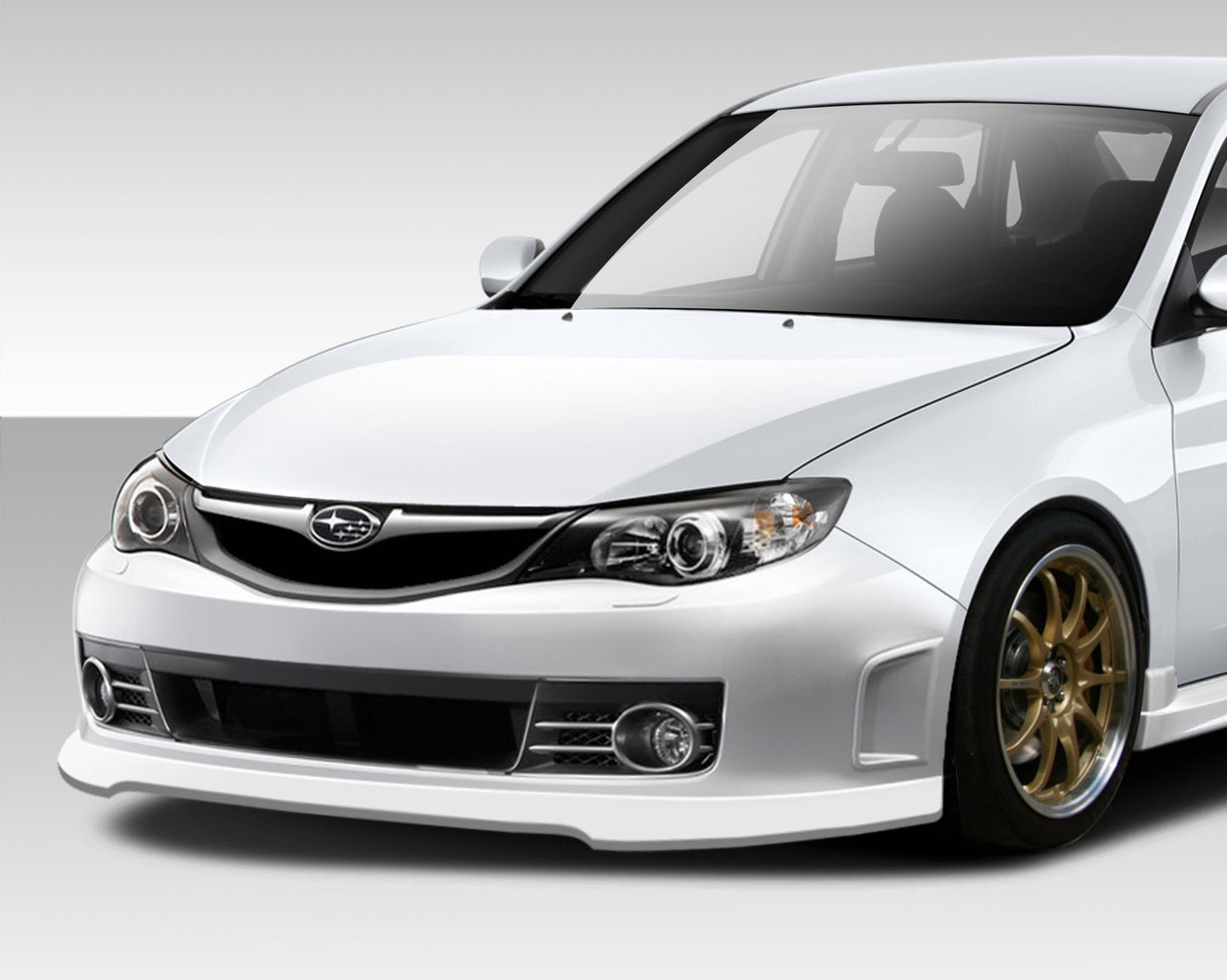 2008-2011 Subaru Impreza 2008-2010 Subaru Impreza Wrx Duraflex STI Look Front Bumper Cover - 1 Piece