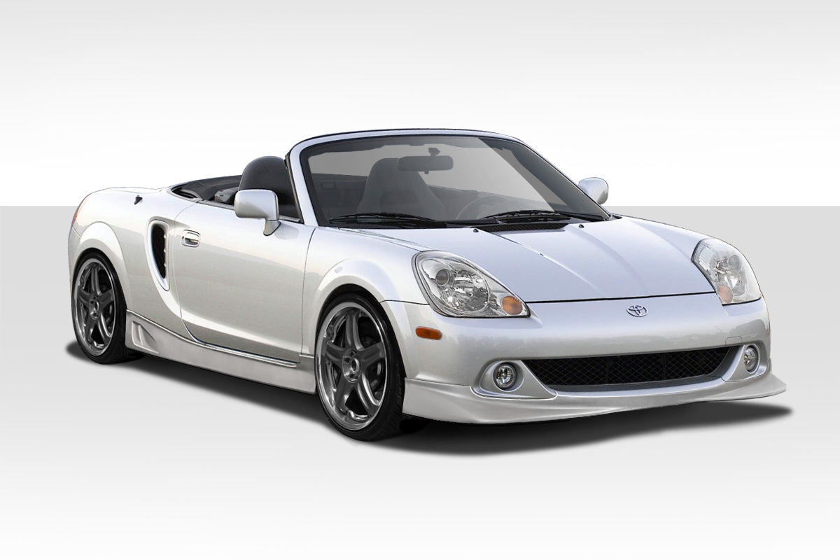 2004-2005 Toyota MRS MR2 Spyder Duraflex TD3000 Body Kit - 4 Piece - Includes TD3000 Front Lip Under Spoiler Air Dam (108782) TD3000 Side Skirts Rocker Panels (100208) TD3000 Rear Lip Under Spoiler Air Dam (100207)