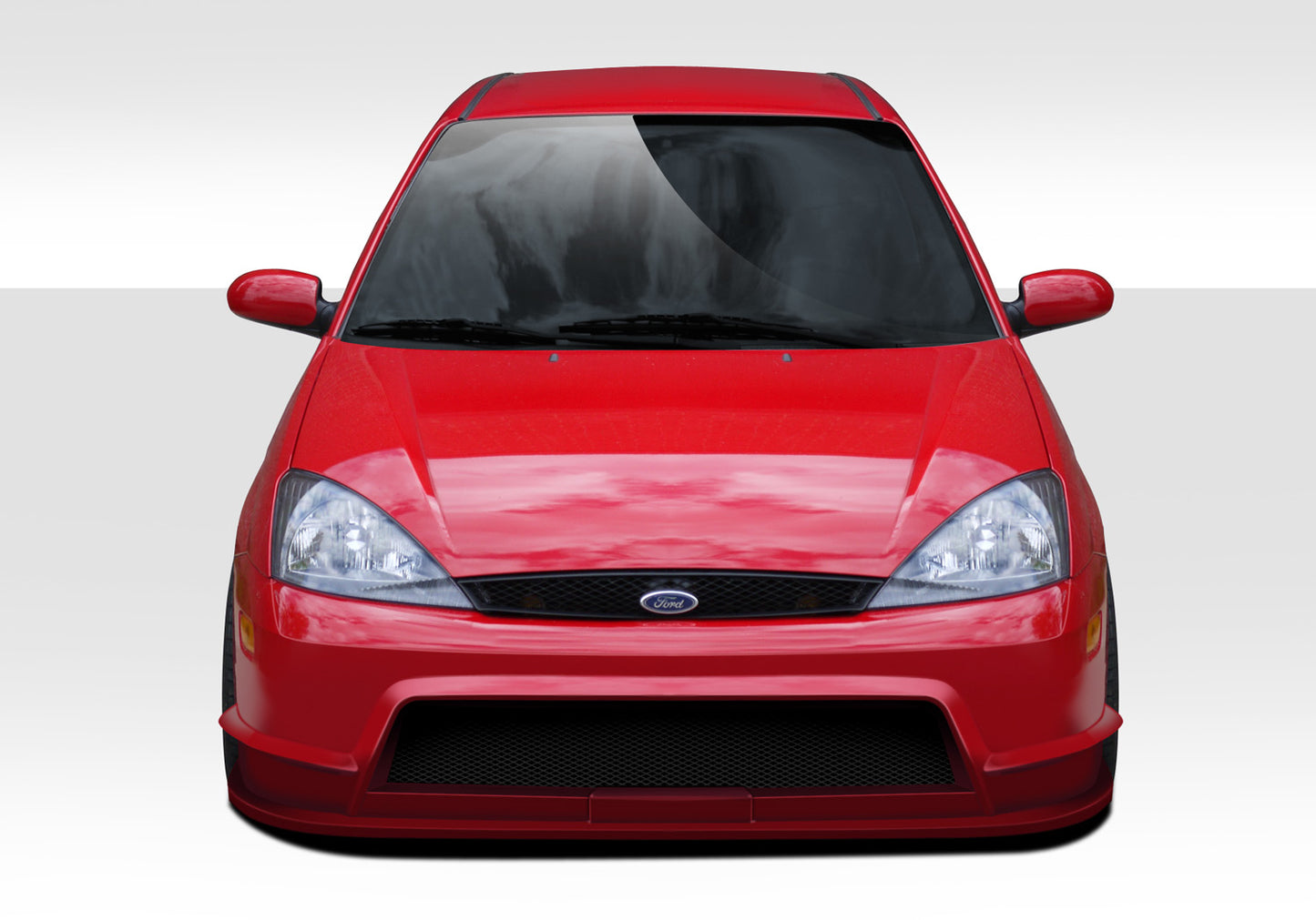 2000-2004 Ford Focus HB Duraflex GT300 Body Kit - 4 Piece - Includes GT300 Front Bumper Cover (108818) Pro-DTM Side Skirts Rocker Panels (100045) Evo Rear Bumper Cover (100052)