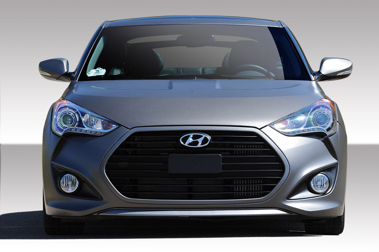 2012-2017 Hyundai Veloster Duraflex Turbo Look Front Bumper Cover - 1 Piece