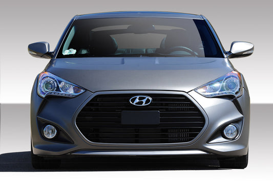 2012-2017 Hyundai Veloster Duraflex Turbo Look Front Bumper Cover - 1 Piece