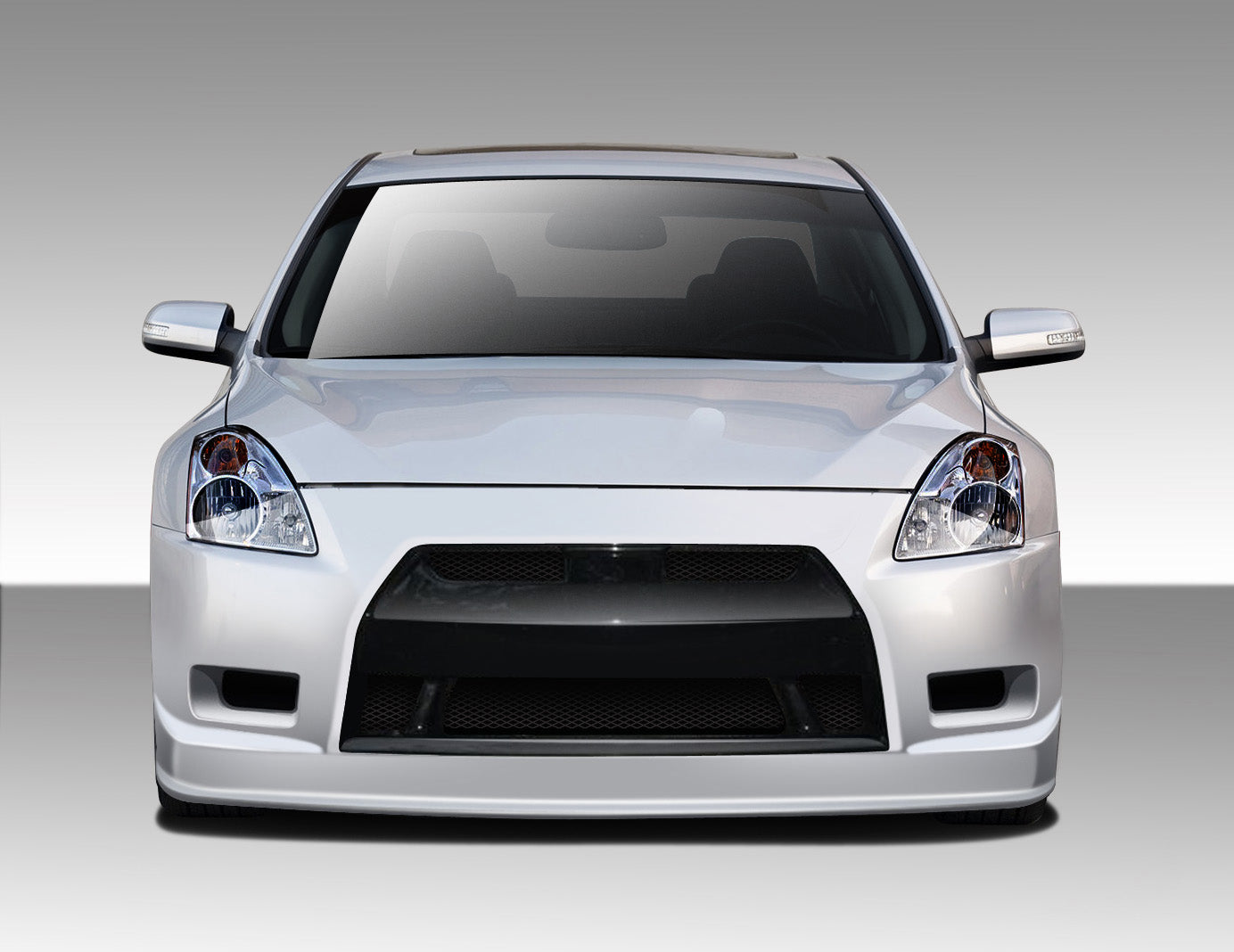 2010-2012 Nissan Altima 4DR Duraflex GT-R Body Kit - 4 Piece - Includes GT-R Front Bumper Cover (108854) Sigma Side Skirts Rocker Panels (105683) Sigma Rear Bumper Cover (105684)