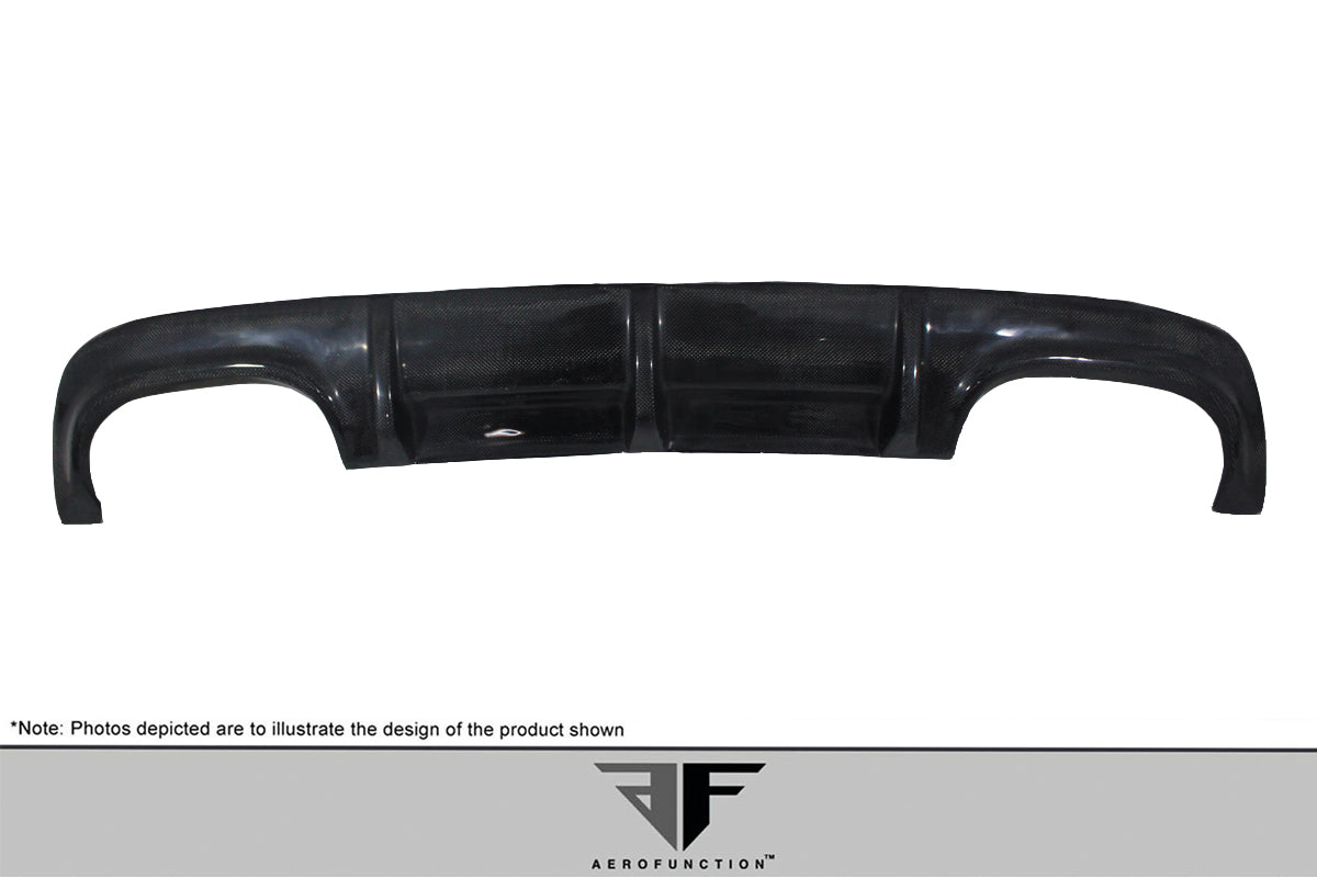 2007-2009 Mercedes CL63 W216 Black Series Carbon AF-1 Rear Diffuser ( CFP ) - 1 Piece