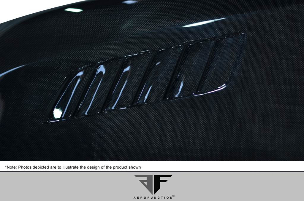 2007-2010 BMW 3 Series E92 2dr E93 Convertible Carbon AF-1 Hood ( CFP ) - 1 Piece