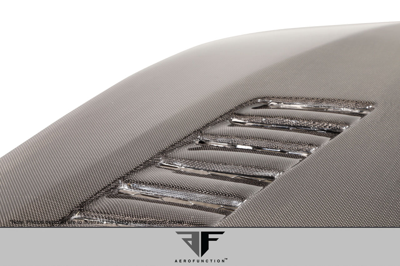 2007-2010 BMW 3 Series E92 2dr E93 Convertible Carbon AF-1 Hood ( CFP ) - 1 Piece