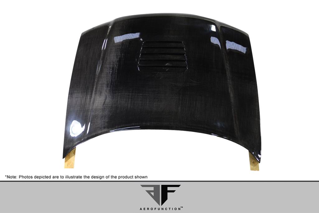 1996-2001 Audi A4 S4 B5 Carbon AF-1 Hood ( CFP ) - 1 Piece